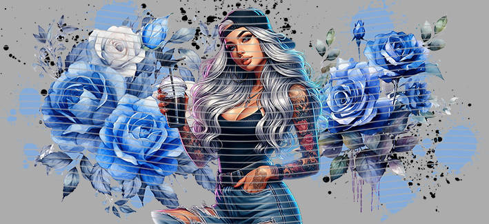 16oz Sunflower Girl-SU-569